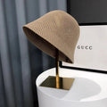 New Summer Beach Solid Wide Brim Bucket Hat For Women Hollow Breathable Sunshade Outdoor Girls Travel Panam Fisherman Cap Gift