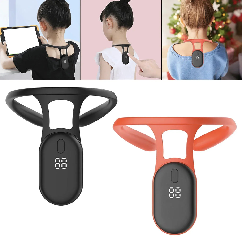Upgraded Smart Posture Corrector Micro Vibration Sensor Realtime Posture Training Reminder Neck Hump Corrector For Adults Kids