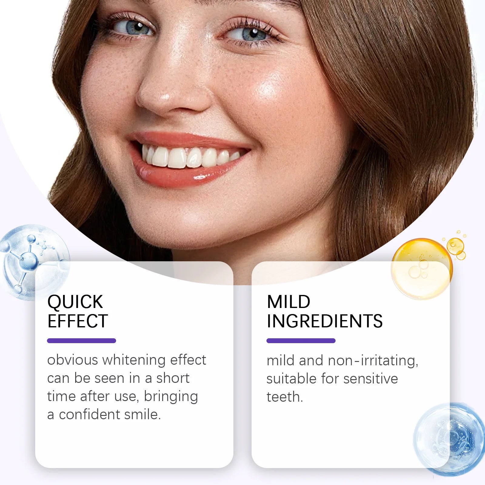 Purple Teeth Whitening Strips Brighten Tooth Remove Plaque Stain Cleaning Oral Hygiene Reduce Sensitivity Bleaching Dental Tools