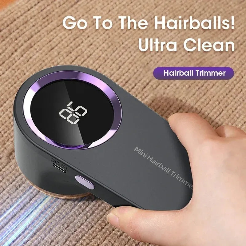 Portable Lint Remover Electric Fuzz Pellet Remover for Clothing LED Display Rechargeable for Clothes Fabric Shaver Fluff Remover